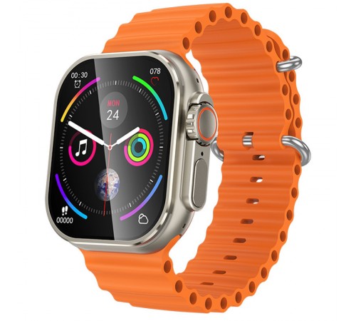 Смарт-годинник Hoco Smart Watch Y23 Ultra Smart sports watch (call version) Titanium gold Смарт-годинник Hoco Smart Watch Y23 Ultra Smart sports watch (call version) Titanium gold