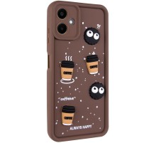 Чохол TPU Toys Case для Samsung Galaxy A06 Brown / Always Happy