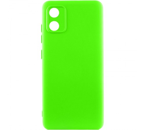 Чохол TPU GETMAN Liquid Silk Full Camera для Motorola Moto E13 Салатовий / Neon Green Чохол TPU GETMAN Liquid Silk Full Camera для Motorola Moto E13 Салатовий / Neon Green