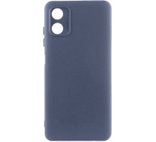 Чохол TPU GETMAN Liquid Silk Full Camera для Motorola Moto G04 / E14 Синій / Midnight Blue