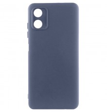 Чохол TPU GETMAN Liquid Silk Full Camera для Motorola Moto G04 / E14 Синій / Midnight Blue
