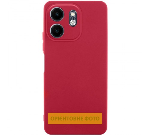 Чохол TPU GETMAN Liquid Silk Full Camera для Motorola Moto G04 / E14 Червоний / Dark Red