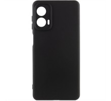 Чохол TPU GETMAN Liquid Silk Full Camera для Motorola Moto G24 Чорний / Black