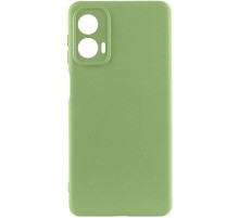 Чохол TPU GETMAN Liquid Silk Full Camera для Motorola Moto G24 Зелений / Pistachio