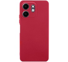 Чохол TPU GETMAN Liquid Silk Full Camera для Motorola Moto G24 Червоний / Dark Red