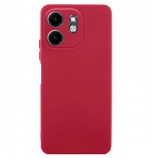 Чохол TPU GETMAN Liquid Silk Full Camera для Motorola Moto G24 Червоний / Dark Red