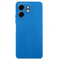 Чохол TPU GETMAN Liquid Silk Full Camera для Motorola Moto G24 Синій / Royal blue