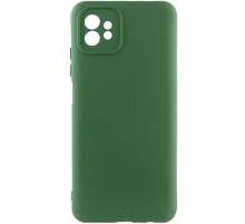 Чохол TPU GETMAN Liquid Silk Full Camera для Motorola Moto G32 Зелений / Dark green
