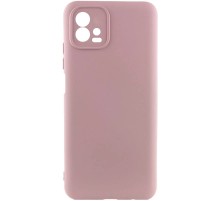 Чохол TPU GETMAN Liquid Silk Full Camera для Motorola Moto G72 Рожевий / Pink Sand