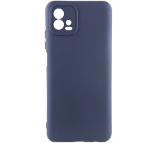 Чохол TPU GETMAN Liquid Silk Full Camera для Motorola Moto G72 Синій / Midnight Blue