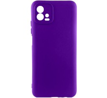 Чохол TPU GETMAN Liquid Silk Full Camera для Motorola Moto G72 Фіолетовий / Ultra Violet