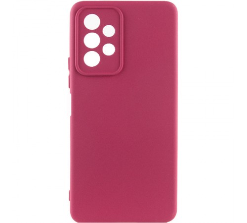 Чохол TPU GETMAN Liquid Silk Full Camera для Samsung Galaxy A23 4G Бордовий / Marsala Чохол TPU GETMAN Liquid Silk Full Camera для Samsung Galaxy A23 4G Бордовий / Marsala