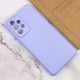 Чохол TPU GETMAN Liquid Silk Full Camera для Samsung Galaxy A23 4G Бузковий / Dasheen
