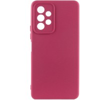 Чохол TPU GETMAN Liquid Silk Full Camera для Samsung Galaxy A33 5G Бордовий / Marsala