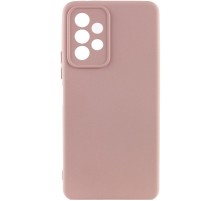 Чохол TPU GETMAN Liquid Silk Full Camera для Samsung Galaxy A33 5G Рожевий / Pink Sand