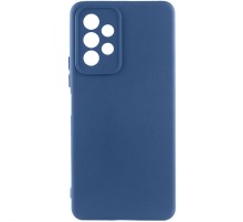 Чохол TPU GETMAN Liquid Silk Full Camera для Samsung Galaxy A33 5G Синій / Navy Blue