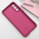Чохол TPU GETMAN Liquid Silk Full Camera для Samsung Galaxy S21 FE Бордовий / Marsala