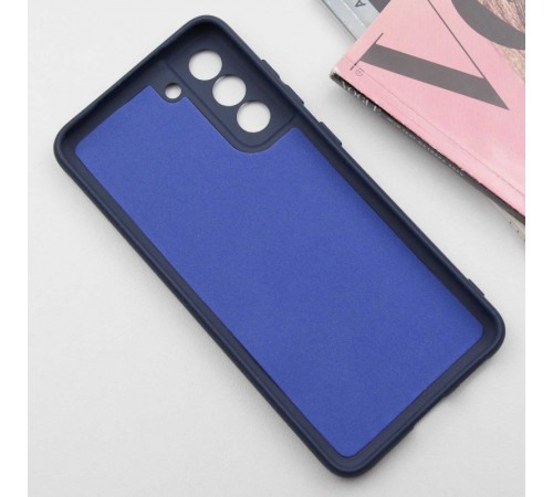 Чохол TPU GETMAN Liquid Silk Full Camera для Samsung Galaxy S21 FE Синій / Midnight Blue Чохол TPU GETMAN Liquid Silk Full Camera для Samsung Galaxy S21 FE Синій / Midnight Blue