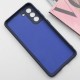 Чохол TPU GETMAN Liquid Silk Full Camera для Samsung Galaxy S21 FE Синій / Midnight Blue