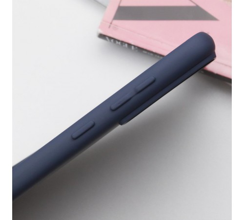 Чохол TPU GETMAN Liquid Silk Full Camera для Samsung Galaxy S21 FE Синій / Midnight Blue Чохол TPU GETMAN Liquid Silk Full Camera для Samsung Galaxy S21 FE Синій / Midnight Blue