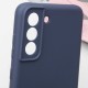 Чохол TPU GETMAN Liquid Silk Full Camera для Samsung Galaxy S21 FE Синій / Midnight Blue