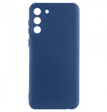 Чохол TPU GETMAN Liquid Silk Full Camera для Samsung Galaxy S21 FE Синій / Navy Blue