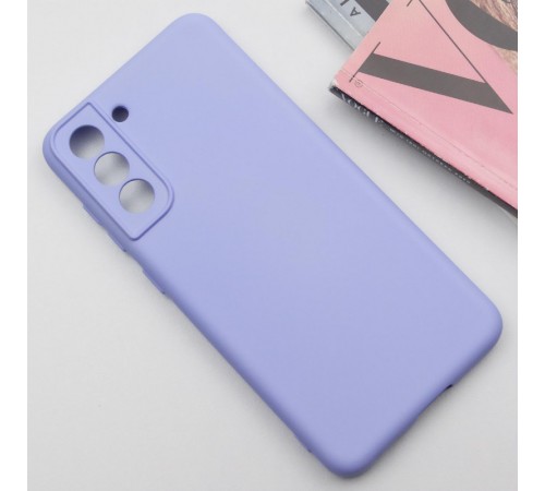 Чохол TPU GETMAN Liquid Silk Full Camera для Samsung Galaxy S21 FE Бузковий / Dasheen Чохол TPU GETMAN Liquid Silk Full Camera для Samsung Galaxy S21 FE Бузковий / Dasheen