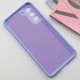 Чохол TPU GETMAN Liquid Silk Full Camera для Samsung Galaxy S21 FE Бузковий / Dasheen