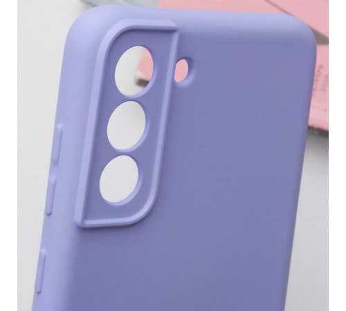 Чохол TPU GETMAN Liquid Silk Full Camera для Samsung Galaxy S21 FE Бузковий / Dasheen Чохол TPU GETMAN Liquid Silk Full Camera для Samsung Galaxy S21 FE Бузковий / Dasheen