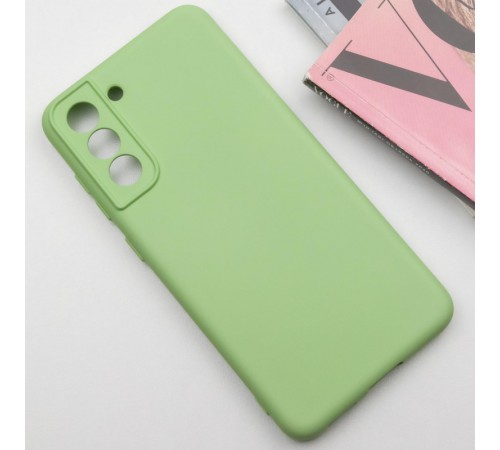 Чохол TPU GETMAN Liquid Silk Full Camera для Samsung Galaxy S21 FE Зелений / Pistachio Чохол TPU GETMAN Liquid Silk Full Camera для Samsung Galaxy S21 FE Зелений / Pistachio