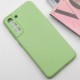 Чохол TPU GETMAN Liquid Silk Full Camera для Samsung Galaxy S21 FE Зелений / Pistachio