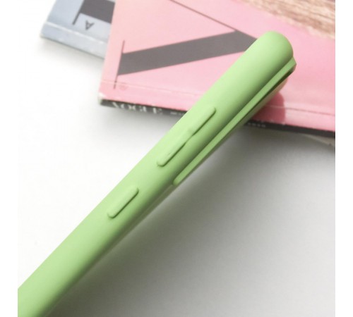Чохол TPU GETMAN Liquid Silk Full Camera для Samsung Galaxy S21 FE Зелений / Pistachio Чохол TPU GETMAN Liquid Silk Full Camera для Samsung Galaxy S21 FE Зелений / Pistachio