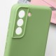 Чохол TPU GETMAN Liquid Silk Full Camera для Samsung Galaxy S21 FE Зелений / Pistachio
