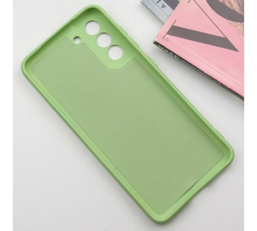 Чохол TPU GETMAN Liquid Silk Full Camera для Samsung Galaxy S21 FE Зелений / Pistachio Чохол TPU GETMAN Liquid Silk Full Camera для Samsung Galaxy S21 FE Зелений / Pistachio