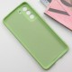 Чохол TPU GETMAN Liquid Silk Full Camera для Samsung Galaxy S21 FE Зелений / Pistachio