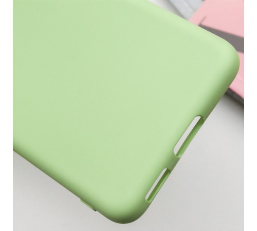 Чохол TPU GETMAN Liquid Silk Full Camera для Samsung Galaxy S21 FE Зелений / Pistachio Чохол TPU GETMAN Liquid Silk Full Camera для Samsung Galaxy S21 FE Зелений / Pistachio