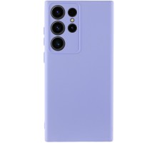 Чохол TPU GETMAN Liquid Silk Full Camera для Samsung Galaxy S23 Ultra Бузковий / Dasheen