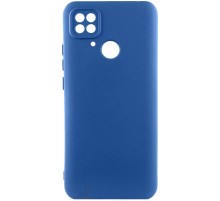 Чохол TPU GETMAN Liquid Silk Full Camera для Xiaomi Redmi 10C Синій / Navy Blue