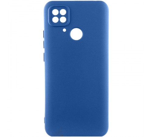 Чохол TPU GETMAN Liquid Silk Full Camera для Xiaomi Redmi 10C Синій / Navy Blue Чохол TPU GETMAN Liquid Silk Full Camera для Xiaomi Redmi 10C Синій / Navy Blue