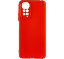 Чохол TPU GETMAN Liquid Silk Full Camera для Xiaomi Redmi Note 11 (Global) / Note 11S Червоний / Red