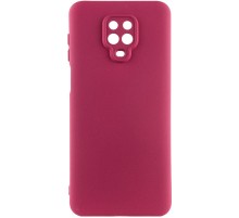 Чохол TPU GETMAN Liquid Silk Full Camera для Xiaomi Redmi Note 9s / Note 9 Pro / Note 9 Pro Max Бордовий / Marsala