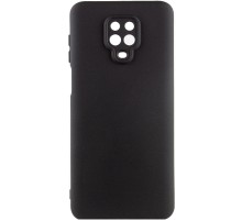 Чохол TPU GETMAN Liquid Silk Full Camera для Xiaomi Redmi Note 9s / Note 9 Pro / Note 9 Pro Max Чорний / Black