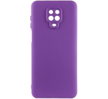 Чохол TPU GETMAN Liquid Silk Full Camera для Xiaomi Redmi Note 9s / Note 9 Pro / Note 9 Pro Max Фіолетовий / Purple