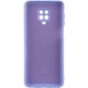 Чохол TPU GETMAN Liquid Silk Full Camera для Xiaomi Redmi Note 9s / Note 9 Pro / Note 9 Pro Max Бузковий / Dasheen