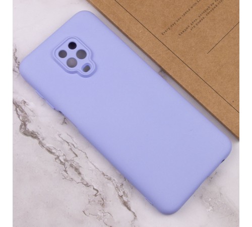 Чохол TPU GETMAN Liquid Silk Full Camera для Xiaomi Redmi Note 9s / Note 9 Pro / Note 9 Pro Max Бузковий / Dasheen