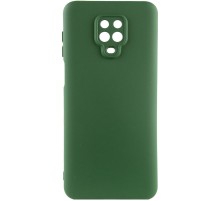 Чохол TPU GETMAN Liquid Silk Full Camera для Xiaomi Redmi Note 9s / Note 9 Pro / Note 9 Pro Max Зелений / Dark green