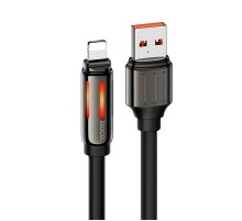 Дата кабель Hoco U136 Prize USB to Lightning 2.4A (1.2m) Black