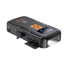 Пусковий пристрій (бустер) для автомобіля Hoco QS2 Land Jump Starter and Air Pump 8000 mAh Black