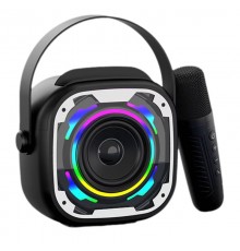 Bluetooth колонка V11 + два мікрофона Black