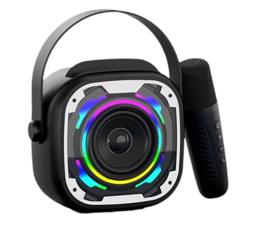 Bluetooth колонка V11 + два мікрофона Black